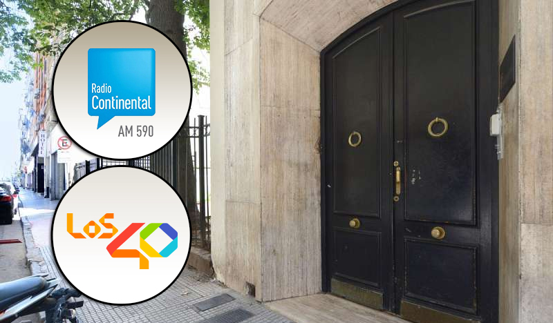 Ponen en venta el histórico edificio de Radio Continental y Los 40 Principales